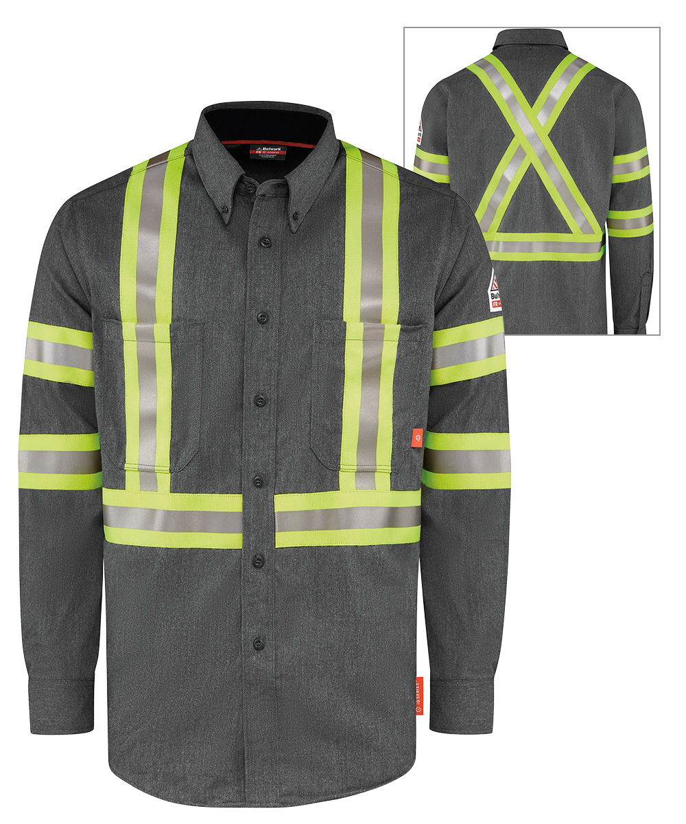 Durable Denim Fabric Work Uniforms Working Clothes with Reflective Strip 